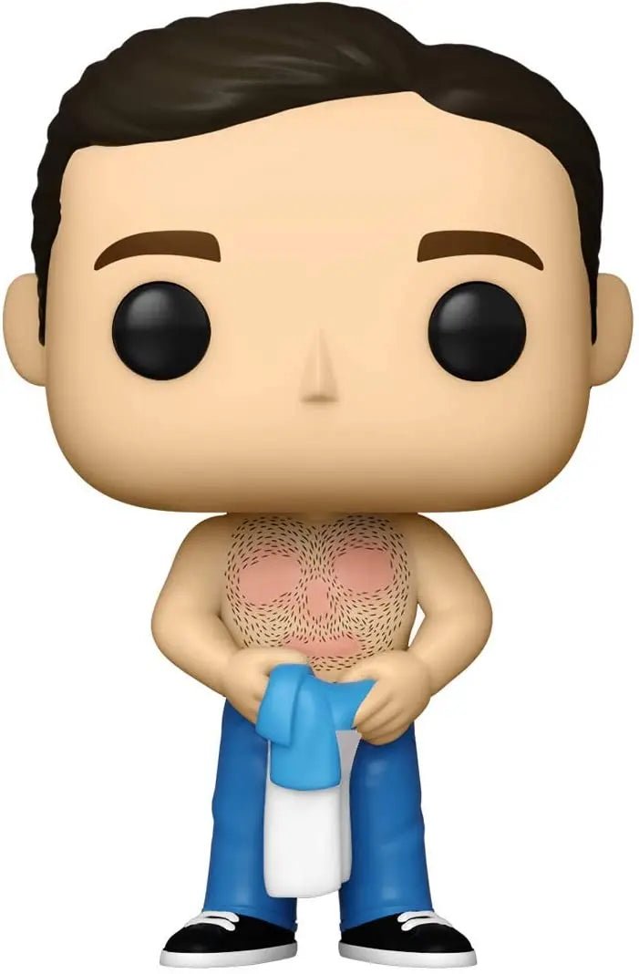 Andy 40 Year Old Virgin Waxed Pop Vinyl Funko Figure - Exclusive Collectible in Original Packaging - Perfect for Movie Fans & Pop Culture Collectors
