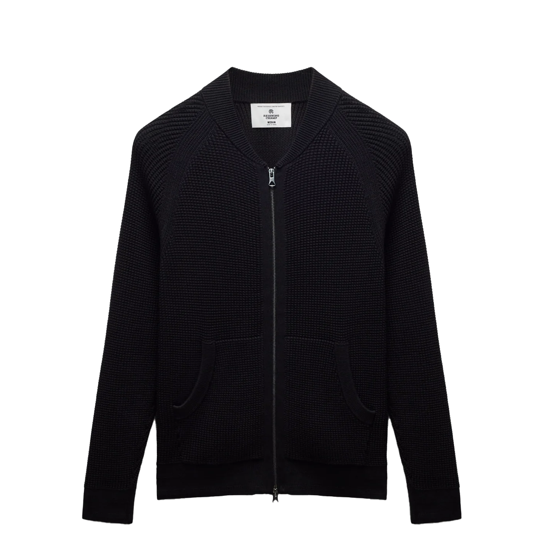 Premium Supima Cotton Knit Bomber Jacket for Men - Lightweight & Stylish Outerwear for Casual Wear, Travel & Outdoor Activities