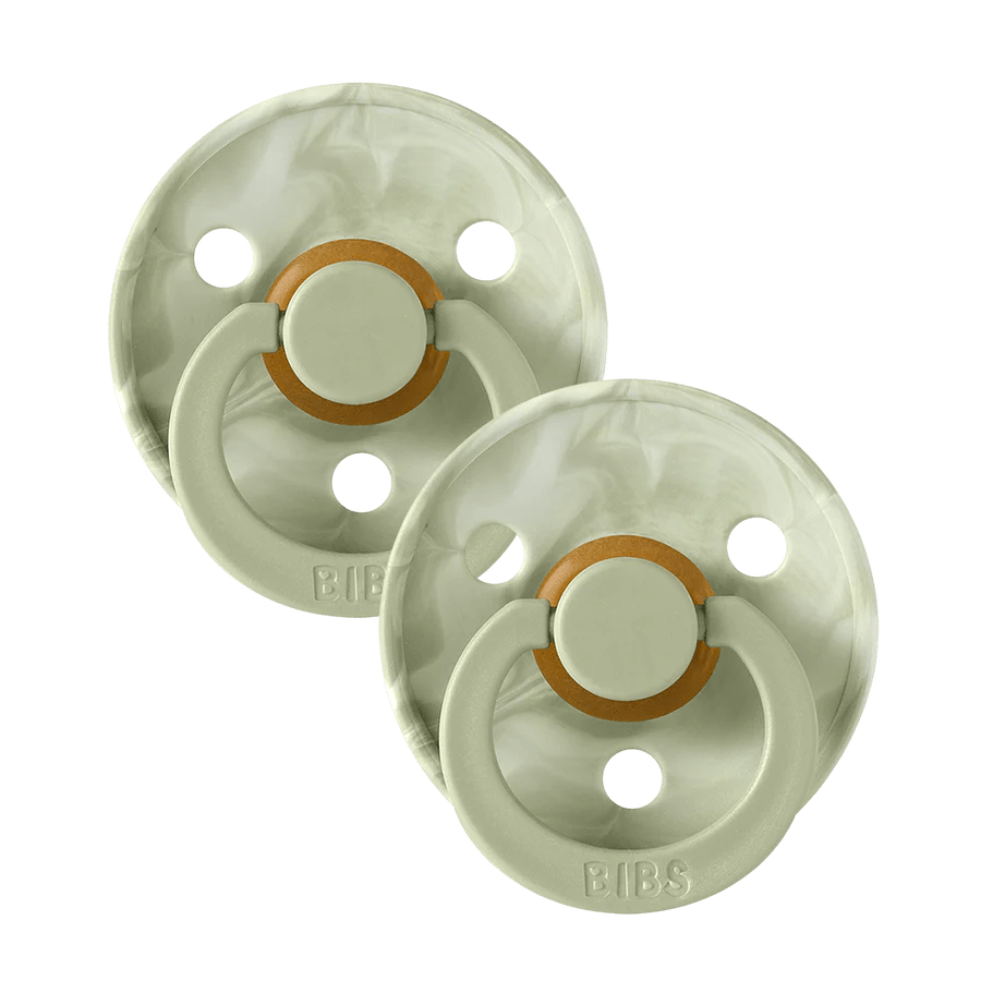 2 Pack Baby Bibs and Pacifiers Set - Size 6 (18 Months) for Feeding & Soothing - Perfect for Daycare, Travel & Home Use