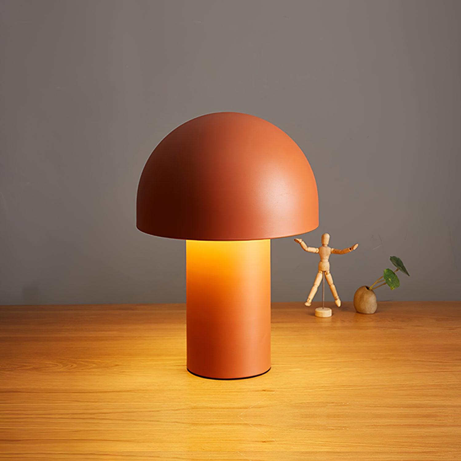 Mushroom Umbrella Table Lamp - Cute Night Light for Bedroom, Nursery, Living Room - Warm White LED Mood Lighting for Home Decor & Cozy Ambience