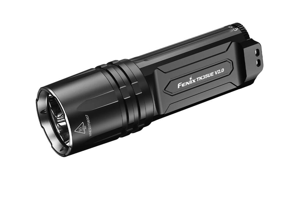 Fenix TK35UE V2.0 2000 Lumen Rechargeable Tactical Flashlight - Open Box - Perfect for Camping, Hiking & Emergency Preparedness