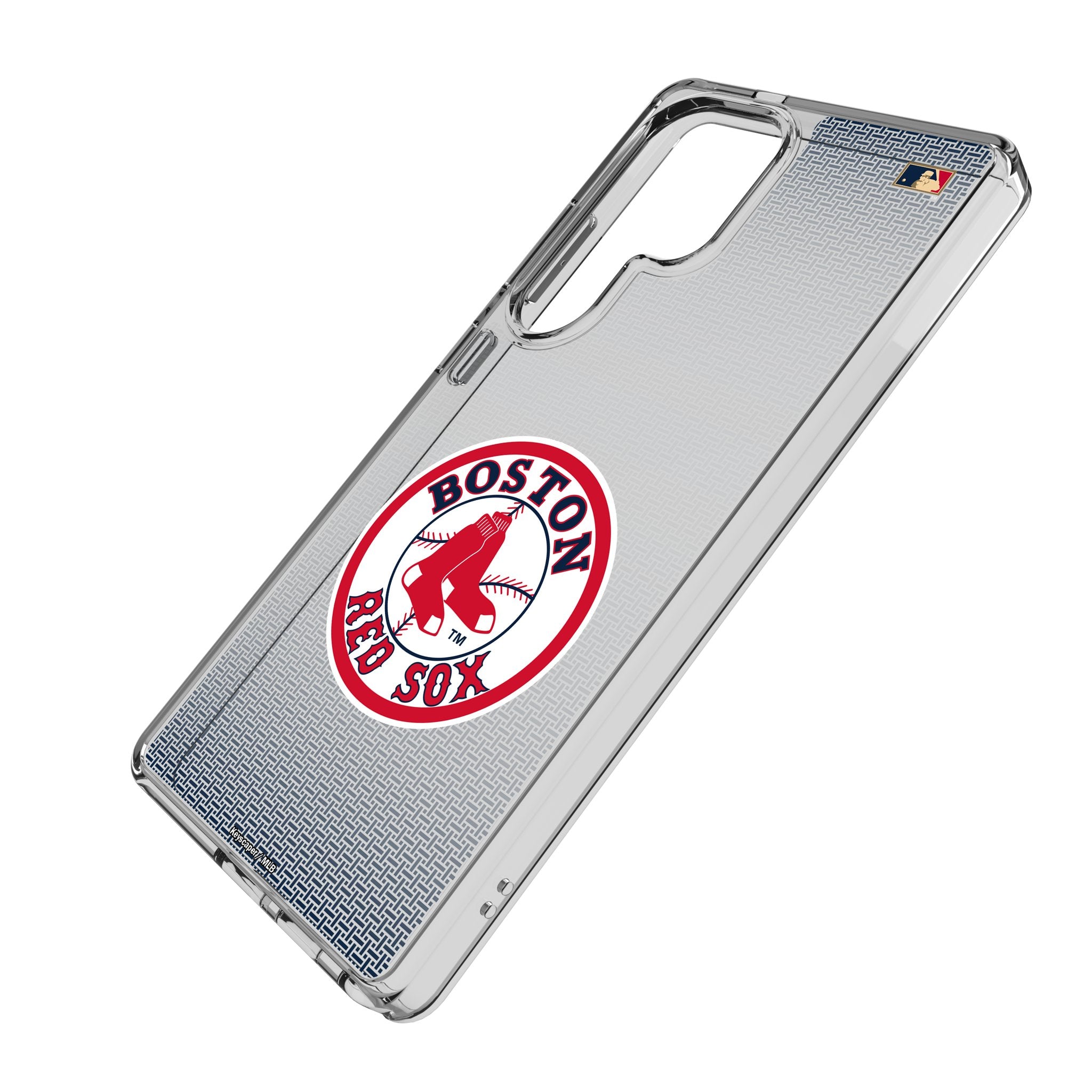 Boston Red Sox 1976-2008 Cooperstown Collection Linen Clear Phone Case for Samsung Galaxy - Perfect for Baseball Fans & Game Day Protection
