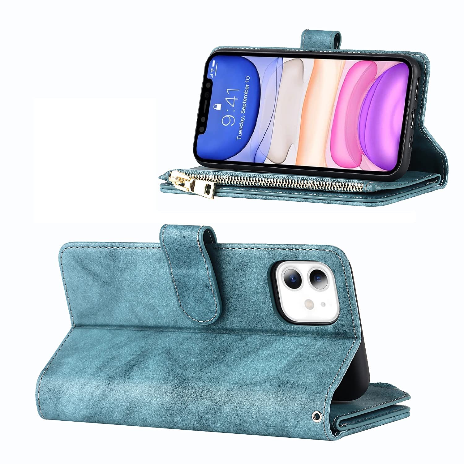 Premium Leather Wallet Case for iPhone 11 (6.1