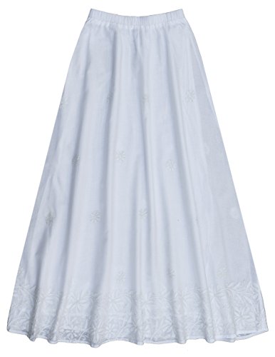 White Border Embroidery on White