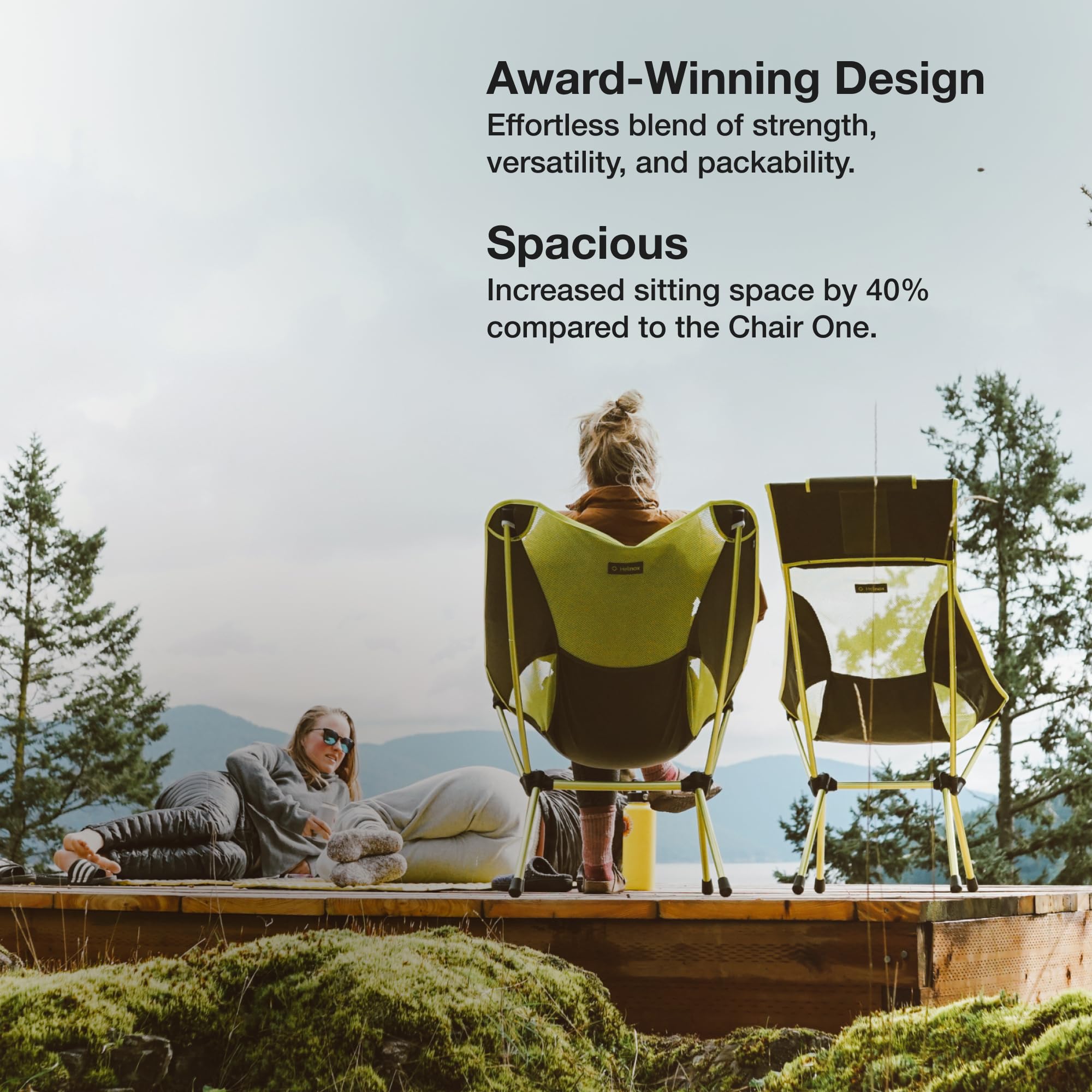 Helinox Chair One XL - Lightweight, Portable & Collapsible Camping Chair for Outdoor Adventures, Hiking, Backpacking & Beach Trips