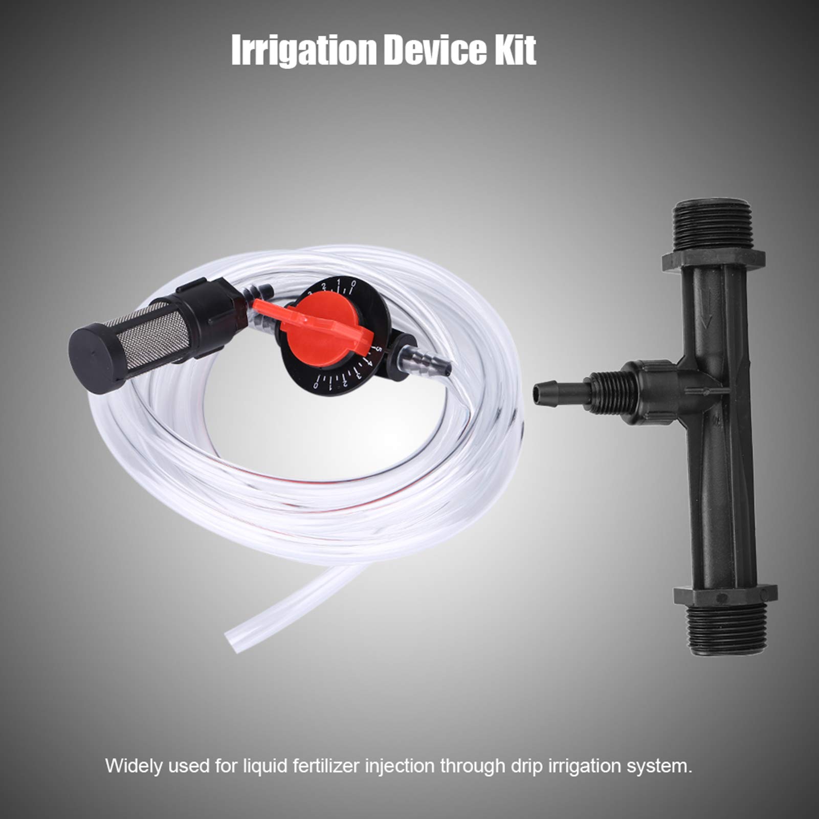 Plastic Garden Fertilizer Injector Kit - Venturi Irrigation System for Greenhouse & Garden Fertilization | Perfect for Hydroponics, Drip Irrigation & Soil Nutrient Delivery