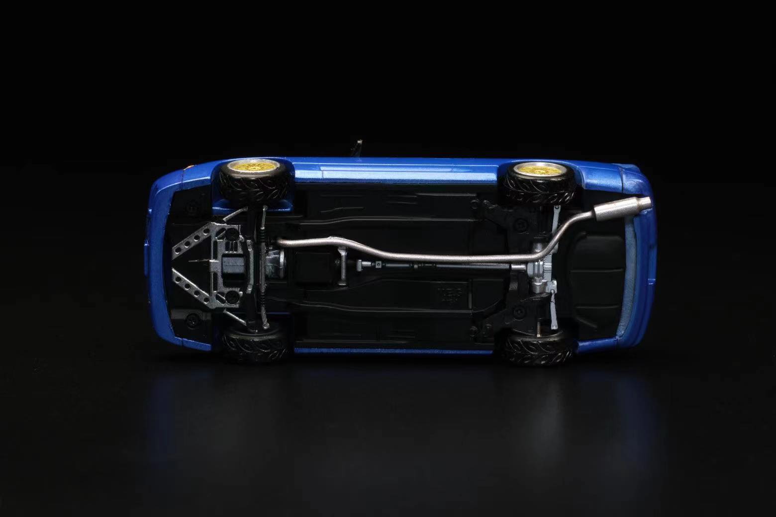 Peako Models 1:64 Scale Nissan Sileighty RPS13 (S13) Diecast Car Toy - Blue Collectible Vehicle for Display, Racing Games & Gift Giving