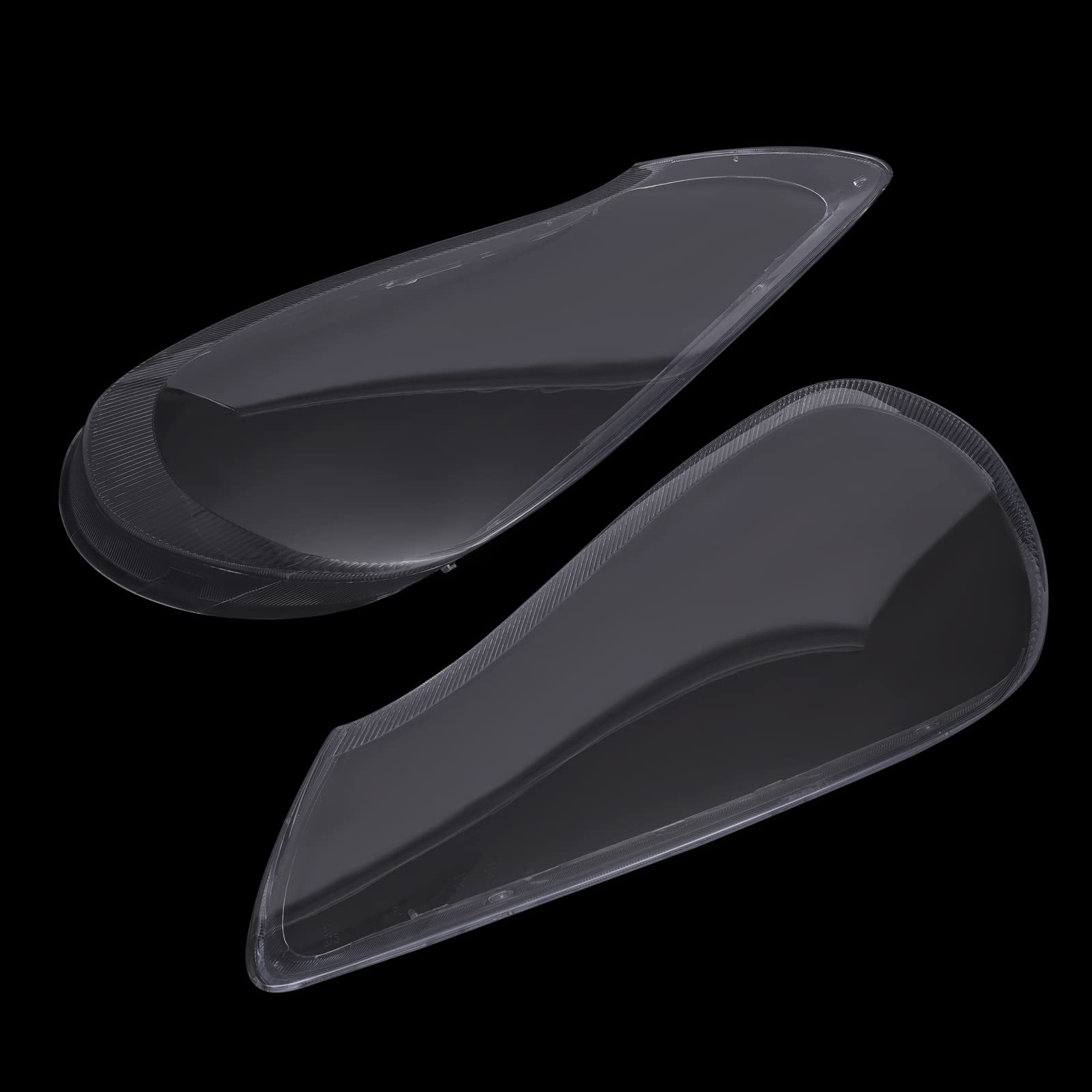 Porsche Cayenne 2008-2010 Headlight Lens Cover Pair - Transparent Headlamp Cover Shell - Perfect for Protection & Style Upgrade (Fits 2008, 2009, 2010 Models)