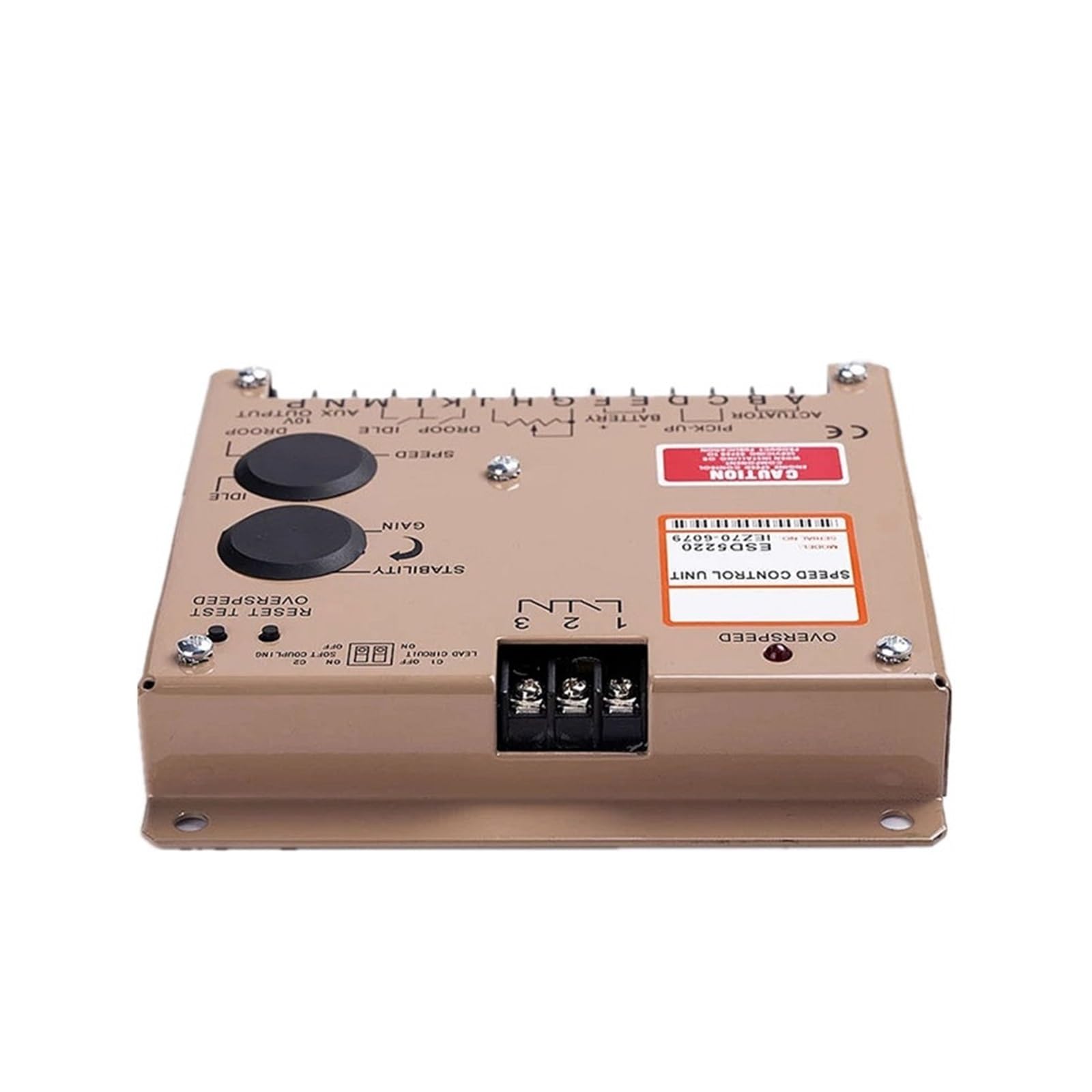 ESD5220 Engine Governor Control Unit - Diesel Generator Speed Controller for Cummins, Perkins, Volvo - Replacement Part for Power Plant & Marine Applications