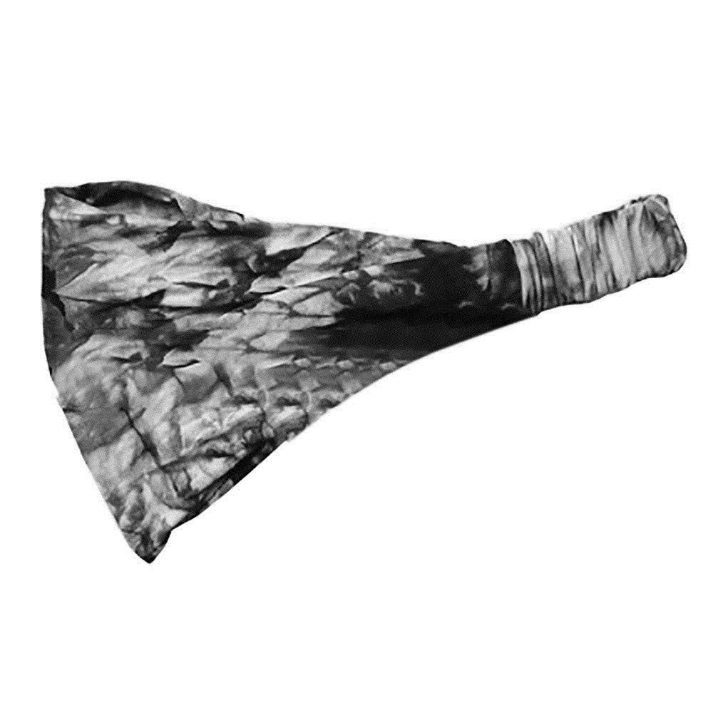 Boho Style Women's Headbands - Multi Color Tie Dye Elastic Sports Headband for Yoga, Running & Workouts | Soft Hair Accessories Head Wrap & Scarf for Women & Girls