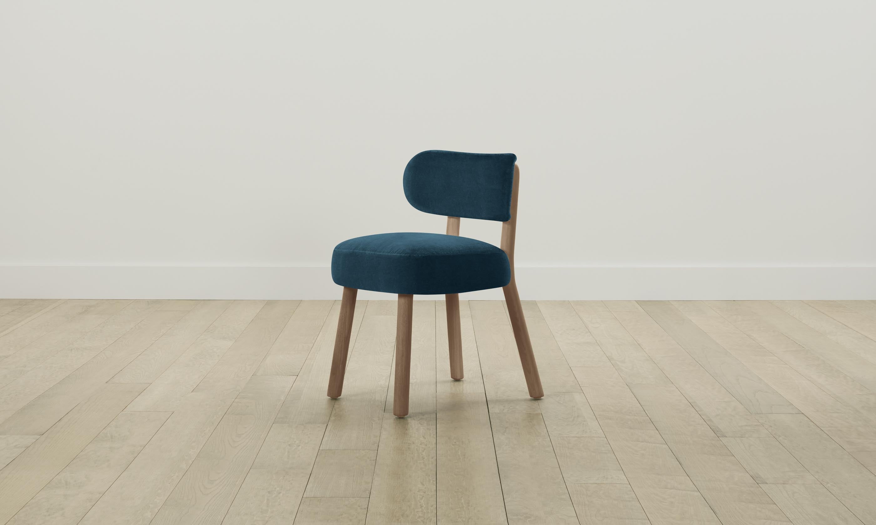 The Jane Dining Chair - Performance Velvet Upholstered Lagoon Blue Accent Chair for Kitchen, Dining Room & Office - Comfortable Modern Seating for Home Decor