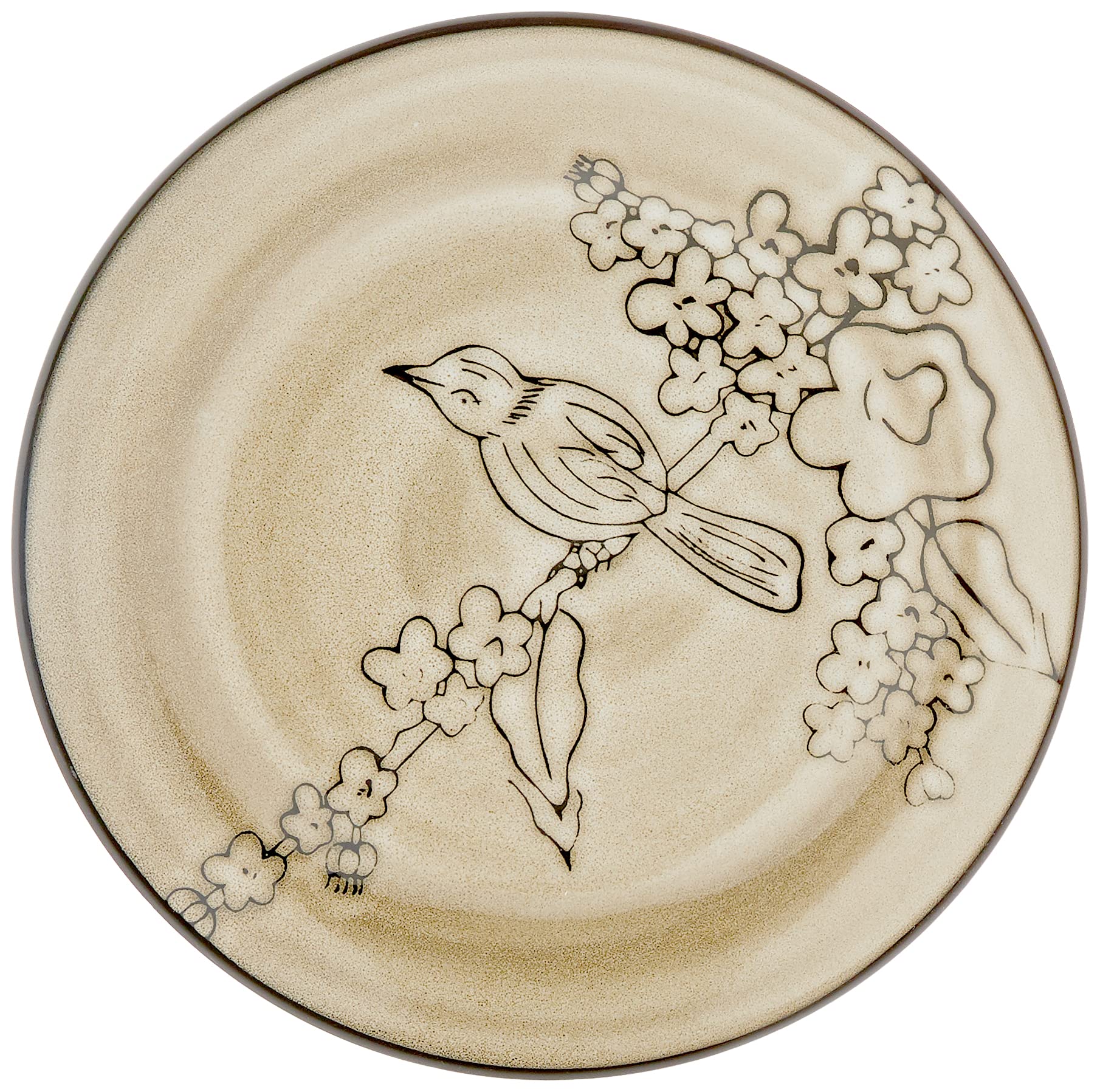 Song Bird Dinnerware Set - 16 Piece Porcelain Dinner Plates, Bowls, Cups & Saucers - Elegant Floral Design for Dining, Parties & Home Decor