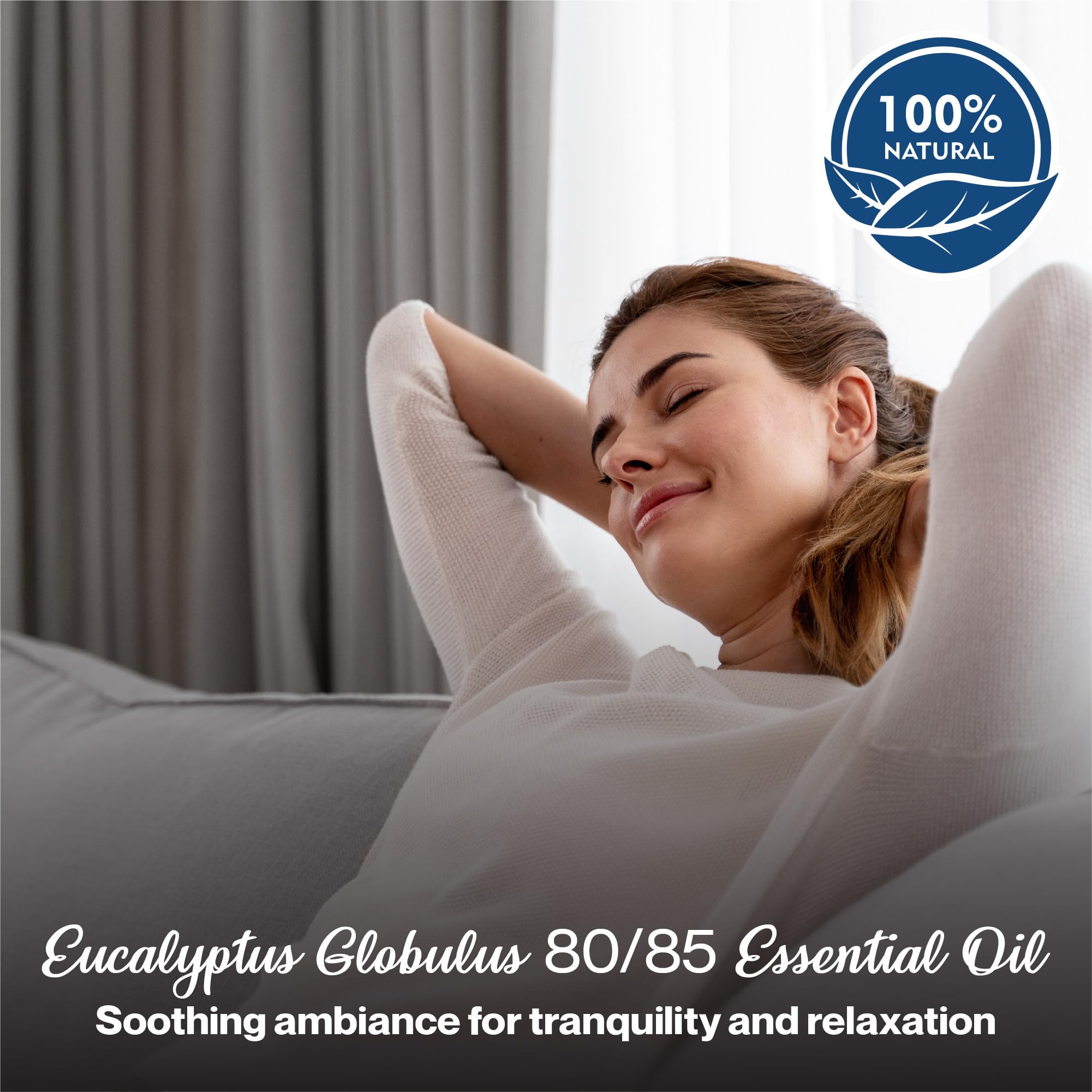 Eucalyptus Globulus Essential Oil 100% Pure Natural - Premium Aromatherapy Oil for Diffusers, Skin Care & Relaxation - 1oz Bottle Sourced from India - Perfect for Home Spa, Yoga & Stress Relief
