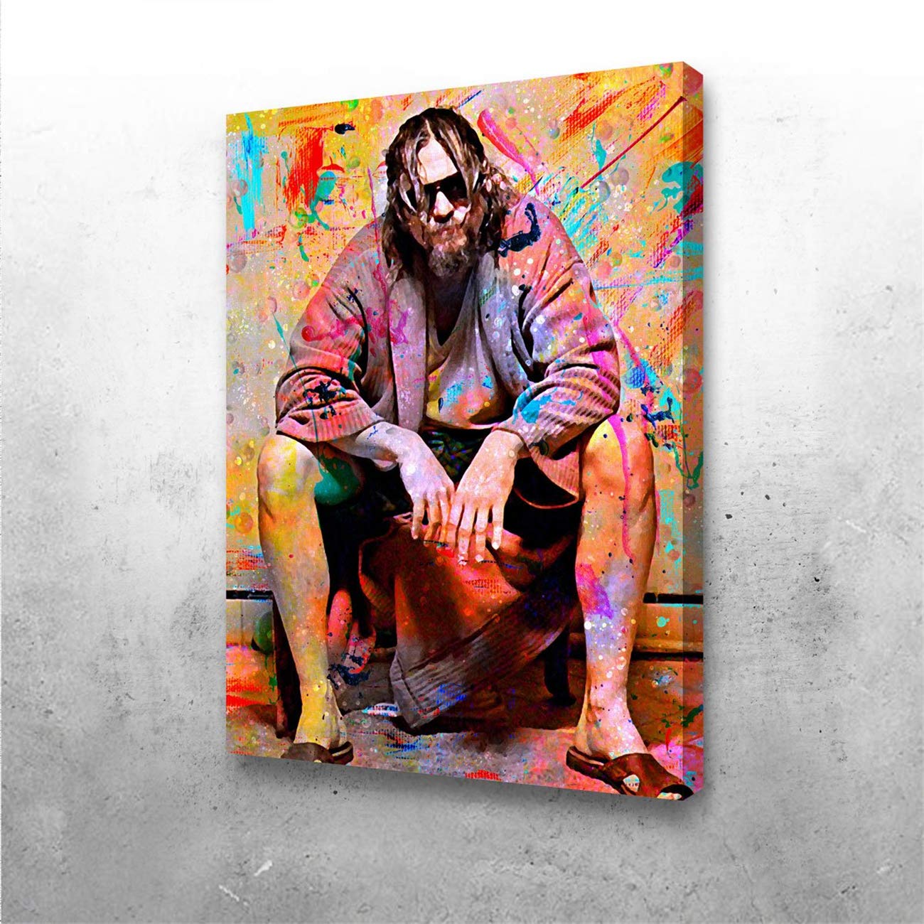 NATVVA Toilet Canvas Wall Art - Modern Home Decor Prints & Paintings for Bathroom, Living Room, Bedroom | Frameless Wall Poster Decorations | Perfect for Housewarming Gifts & Interior Design