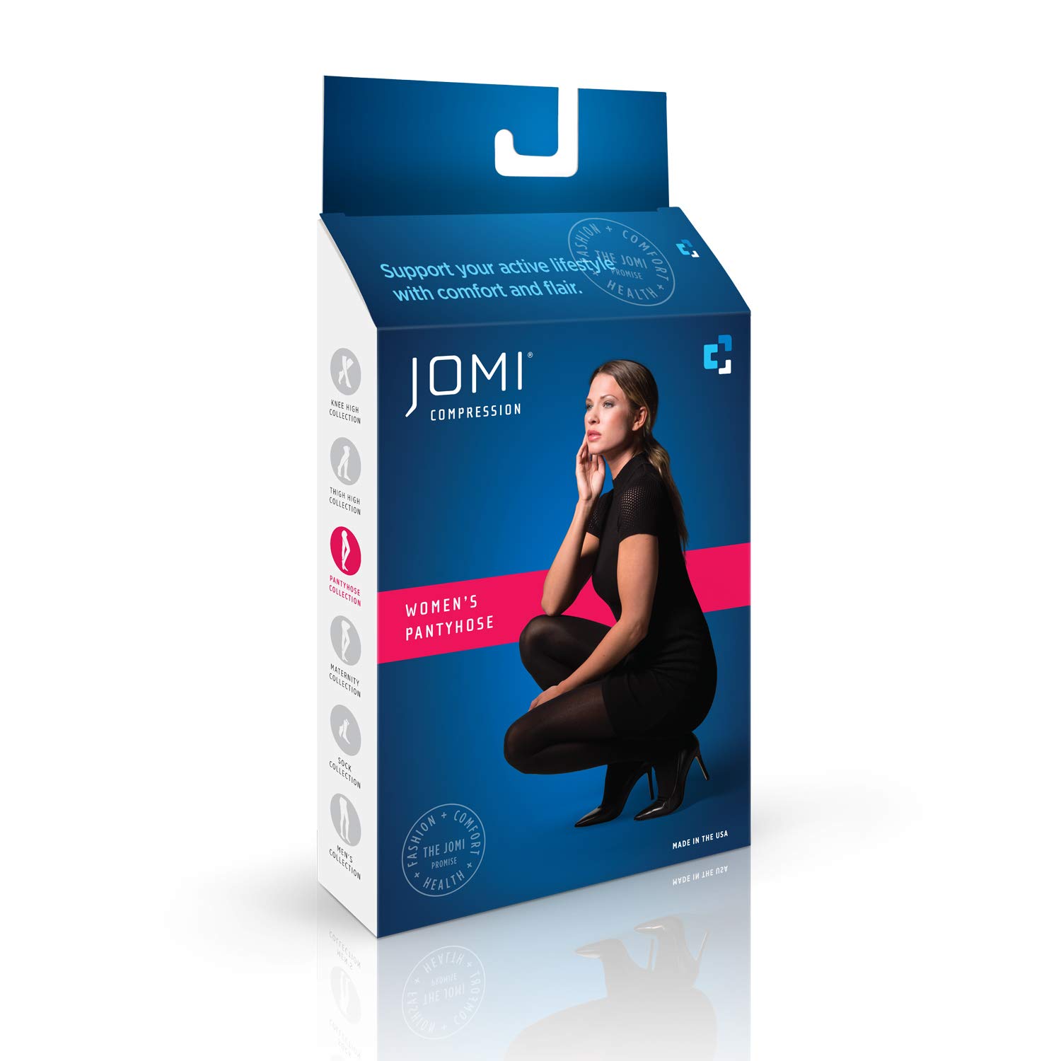 Jomi 30-40mmHg Premium Maternity Compression Pantyhose - Medical Grade Support for Pregnancy & Postpartum - Small Size Beige - Ideal for Swelling Relief, Varicose Veins & All-Day Comfort