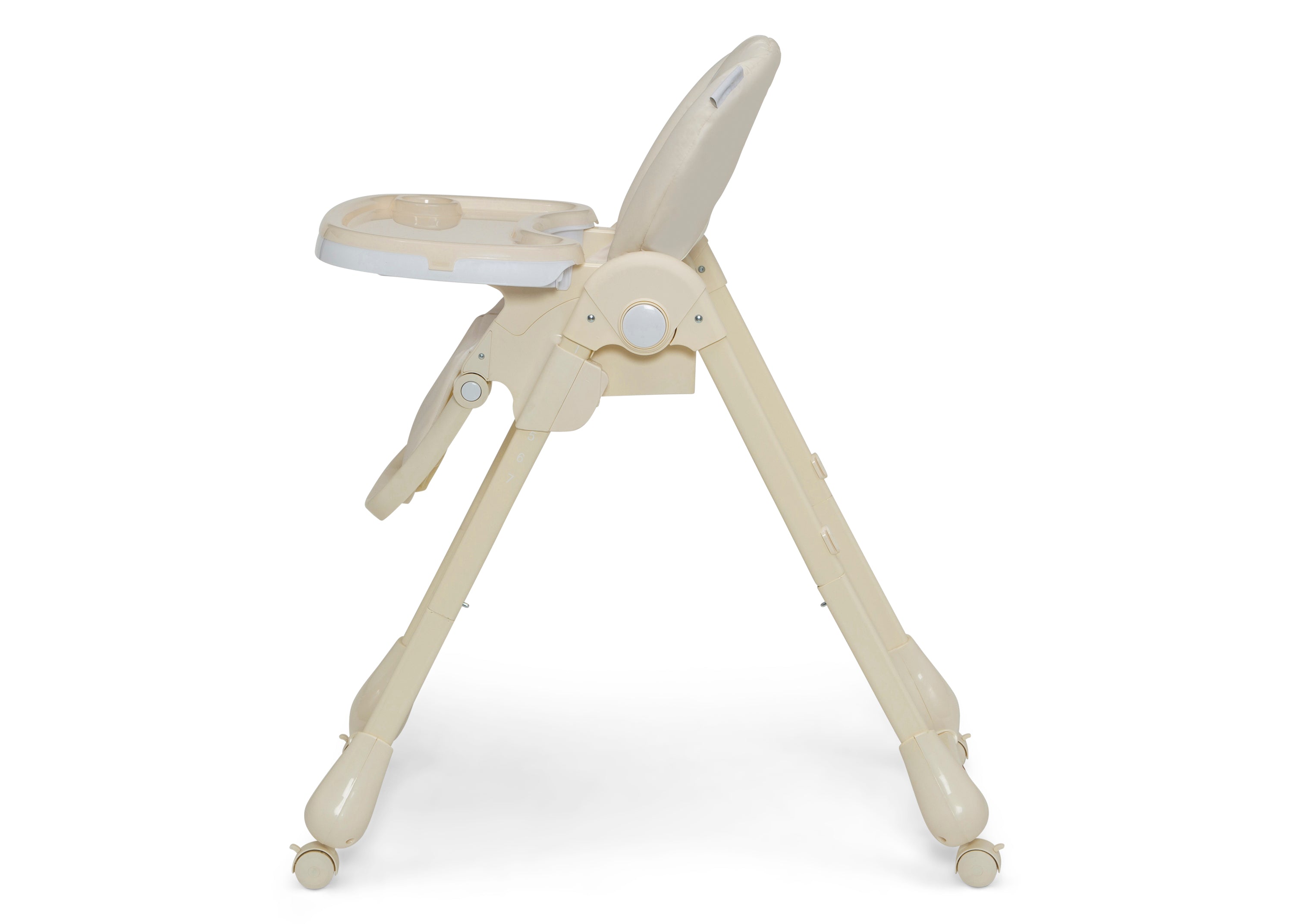 2 in 1 SlimFold High Chair for Babies & Toddlers - Portable Space-Saving Baby Feeding Seat for Home, Travel & Restaurants