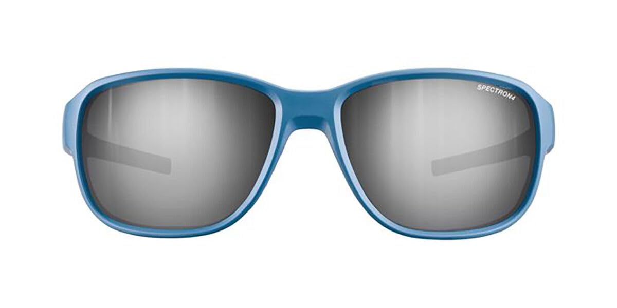 JULBO MONTEBLANCO 2 Polarized Sunglasses for Men - Blue/Gray/Yellow Lens - UV Protection - Lightweight & Durable - Perfect for Hiking, Cycling & Outdoor Adventures