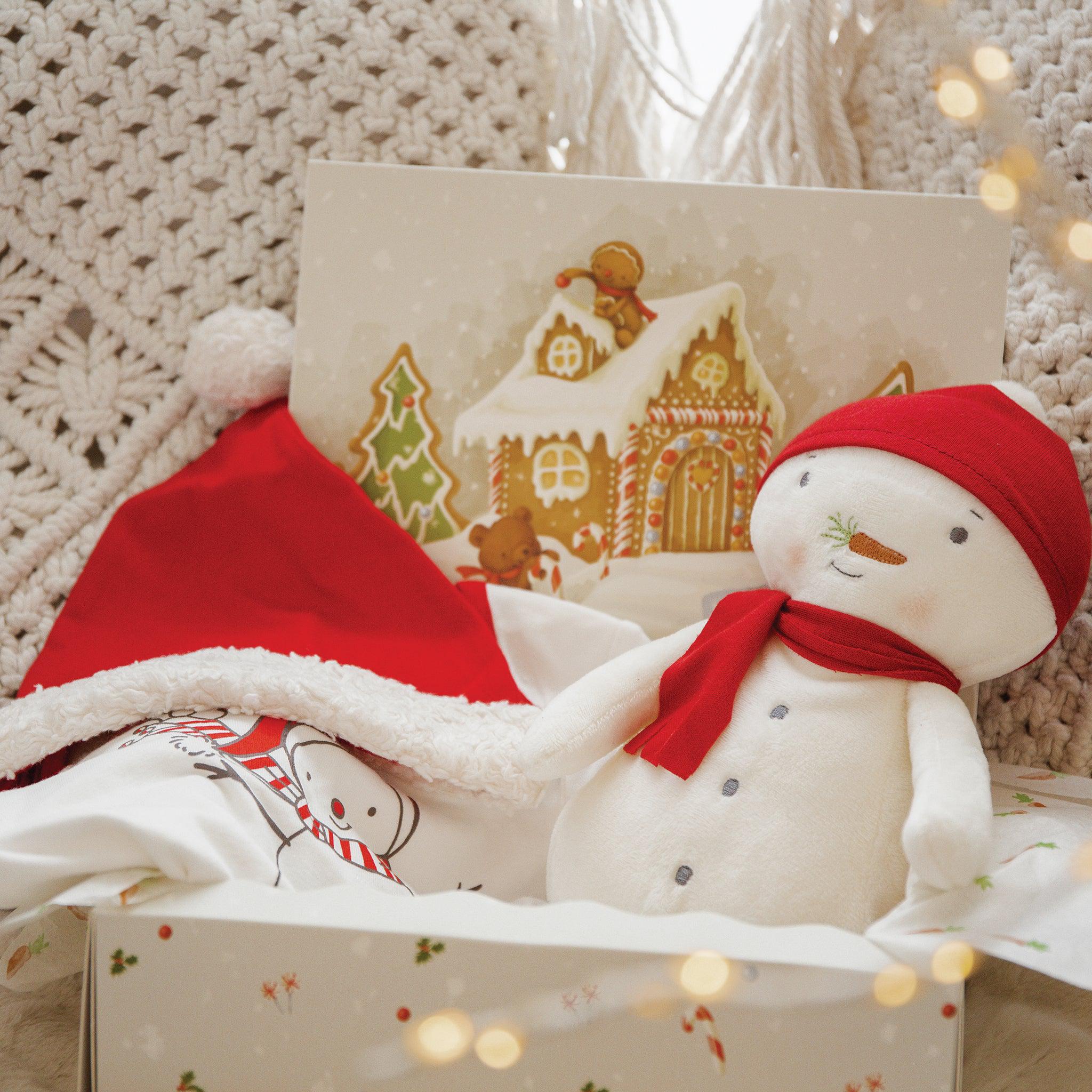 Baby's First Holiday Gift Set - Newborn Christmas Keepsake - Perfect for Baby's First Christmas, Baptism, and Special Occasions