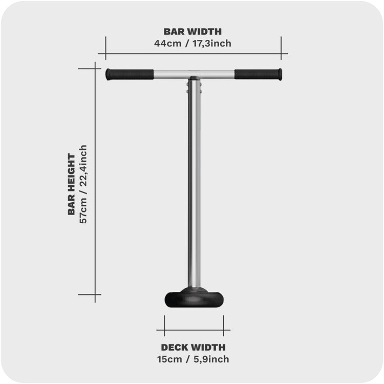 Indo 570 Tramp Scooter - Black | High-Performance Kick Scooter for Adults & Teens | Perfect for Commuting, Urban Travel & Outdoor Fun
