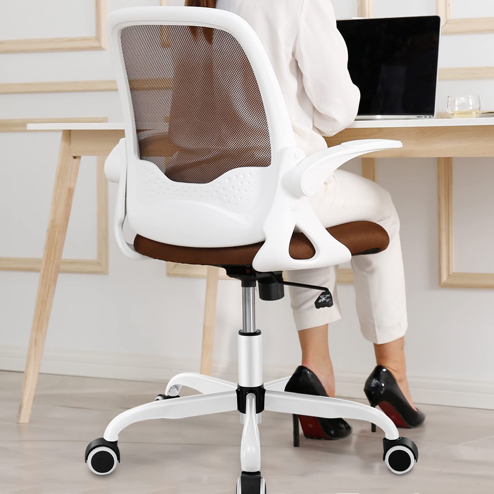 Ergonomic Mesh Office Chair with Adjustable Height for Home & Work
