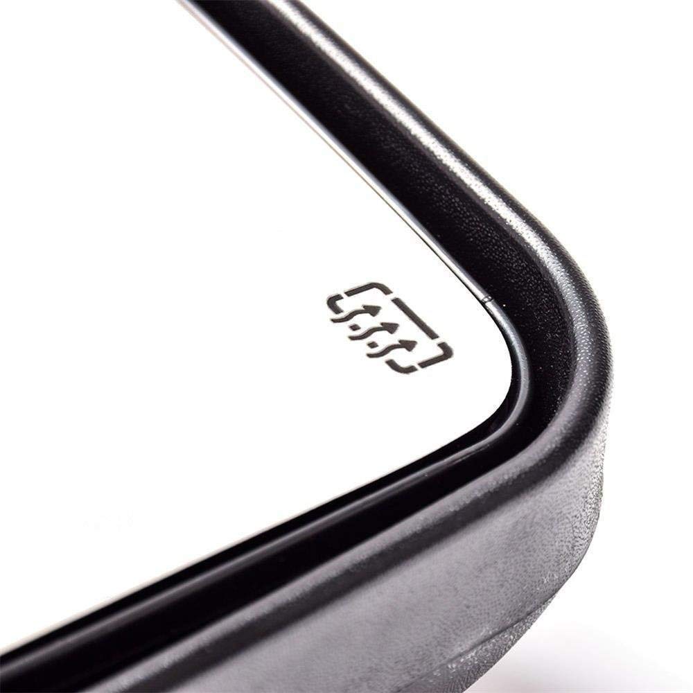 Heated Power-Adjustable Towing Mirrors with Amber Turn Signals for 1999-2007 Ford F250 Super Duty - Textured Black - Perfect for Towing Trailers & Enhancing Visibility