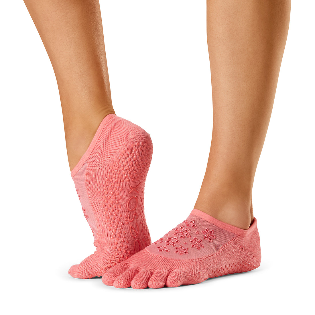 ToeSox Luna Grip Socks - Non-Slip Yoga Socks for Women & Men - Ideal for Pilates, Barre, Dance & Home Workouts