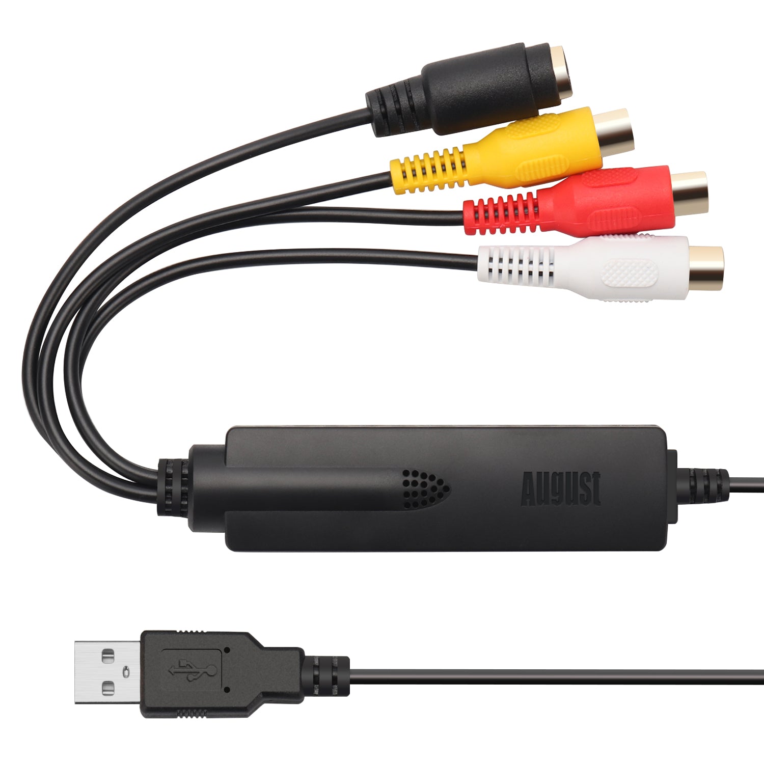 VHS to Digital Converter for Windows PC - Capture & Convert VHS, Hi8, SECAM to DVD or Digital Files - Perfect for Home Movies & Video Archiving