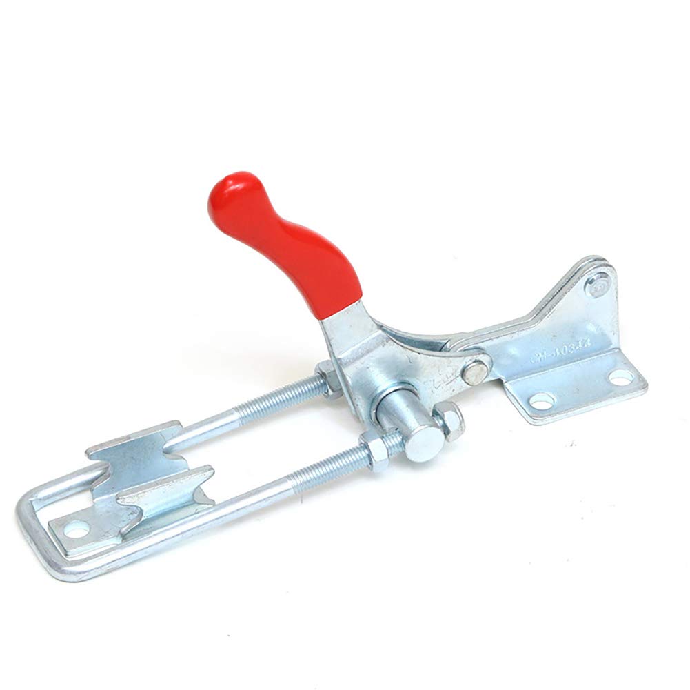 90 Degree Mechanical Lock - Heavy Duty Iron Quick Release Toggle Clamp with Secure Latch for Woodworking, Metalworking, and DIY Projects - Perfect for Jigs, Fixtures, and Workholding Applications