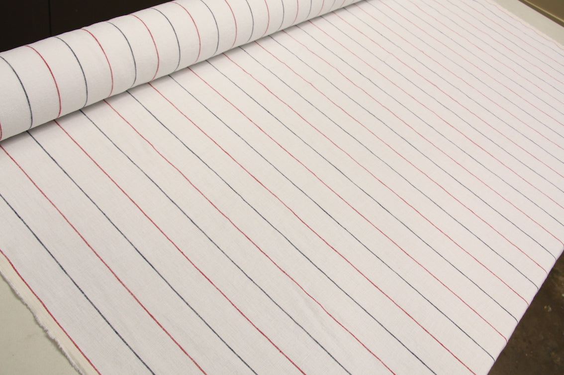 Airmail Stripe Patterned Notebook - Vintage Style Writing Journal for Travelers, Students & Professionals | Perfect for Journaling, Note Taking & Gift Giving