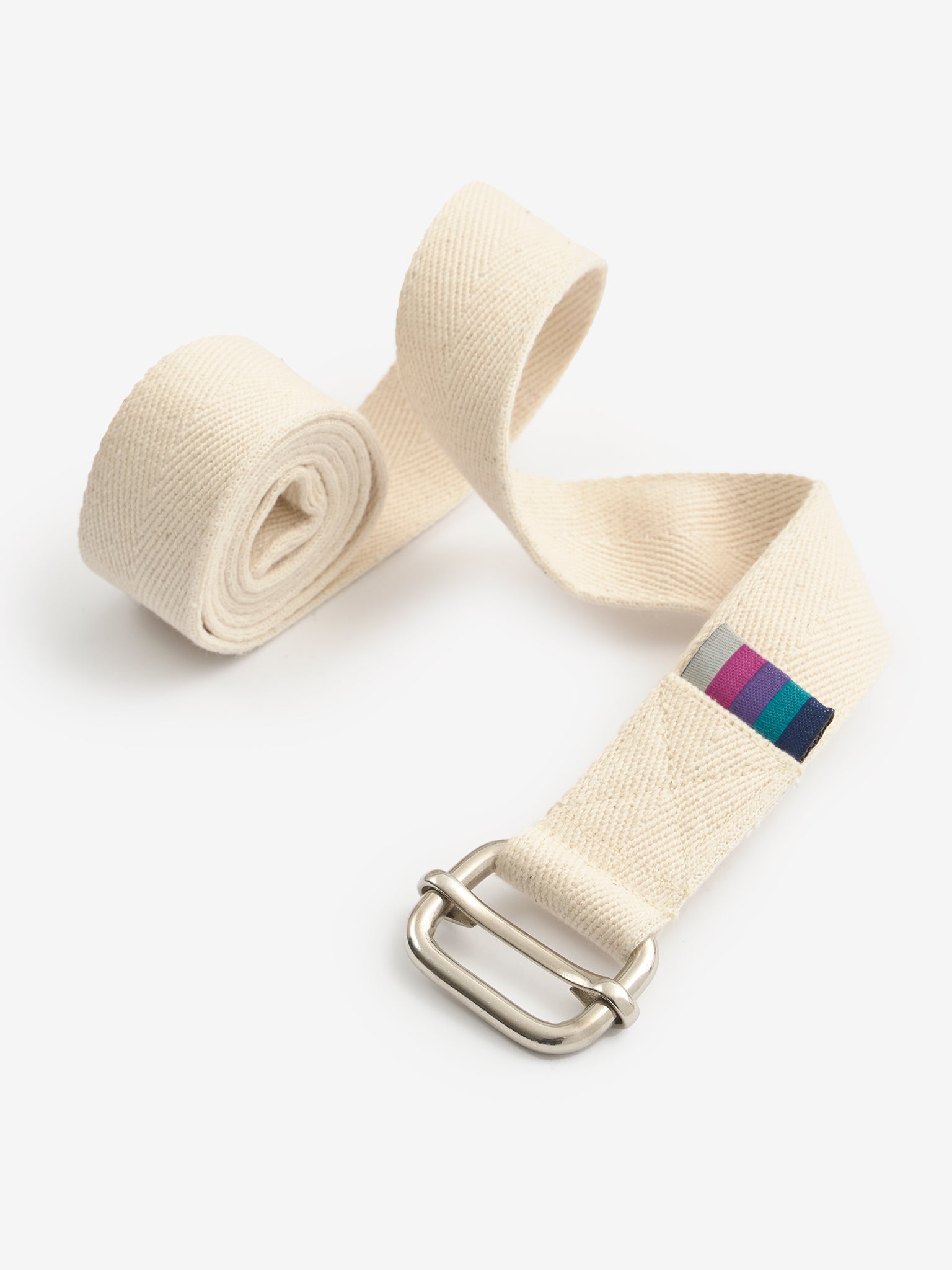 Yogamatters Organic Cotton Classic Yoga Belt 0.9m - Premium Stretching Strap for Yoga, Pilates & Physical Therapy - Ideal for Home, Studio & Travel Use