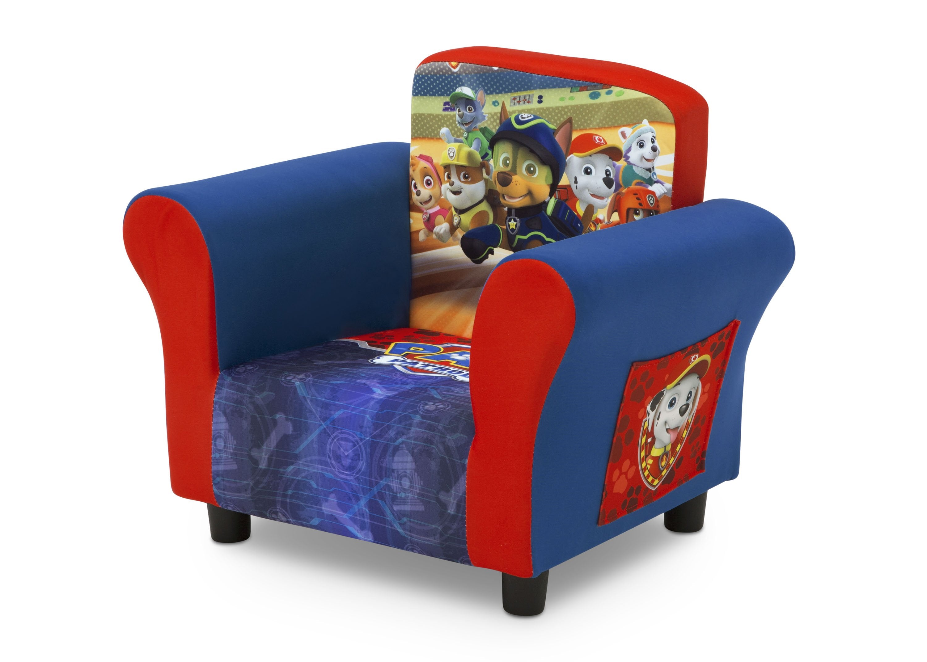 PAW Patrol Kids Upholstered Chair - Soft & Comfortable Toddler Armchair for Bedroom, Playroom, or Nursery - Perfect Gift for Boys & Girls
