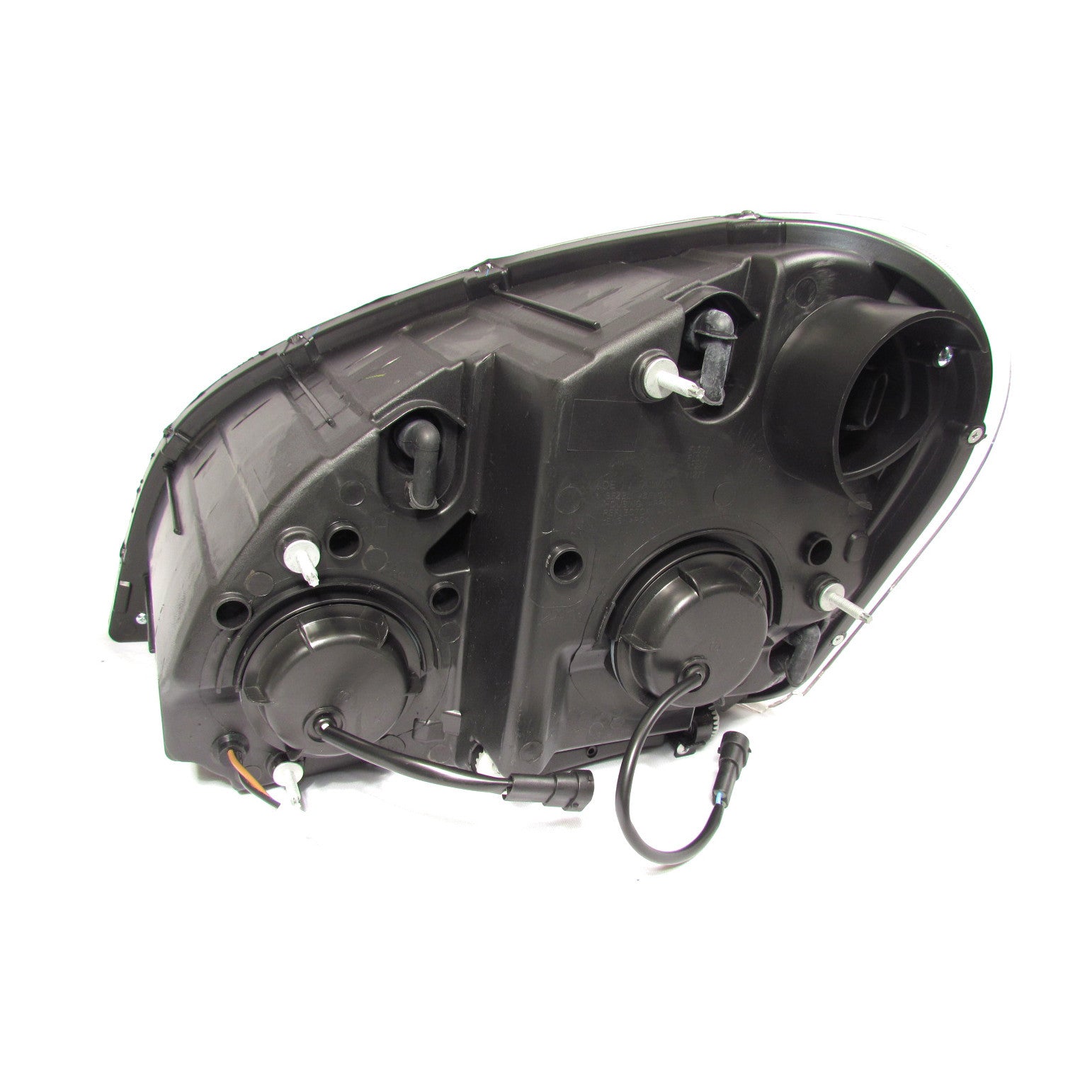 Freightliner Cascadia Chrome Housing Projector Headlights - High Performance LED Headlights for Semi Trucks | Perfect for Night Driving & Enhanced Road Visibility