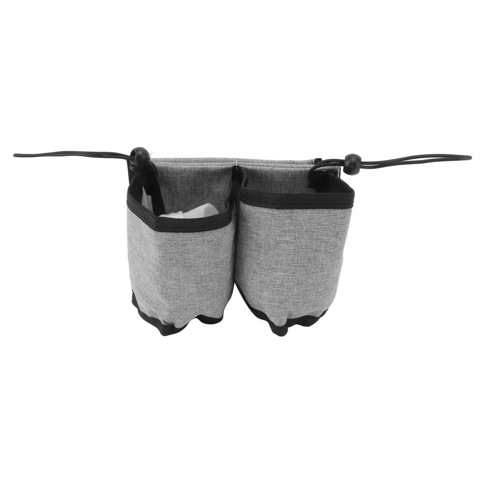 Foldable Travel Cup Holder for Two Drinks - Oxford Fabric Beverage Caddy with Washable Design - Perfect for Car, Airplane, and Outdoor Adventures
