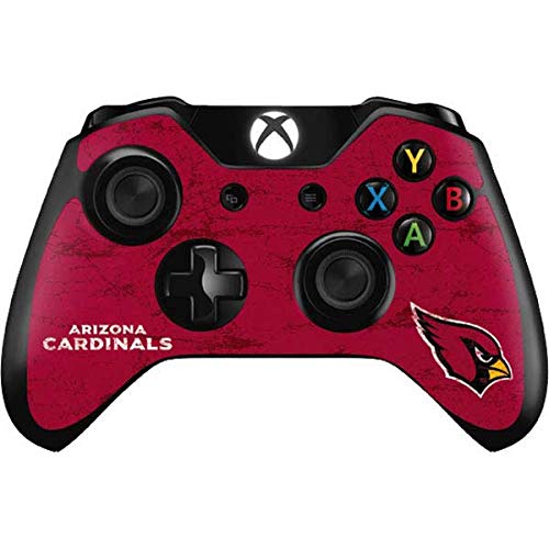 Officially Licensed NFL Arizona Cardinals Distressed Gaming Skin for Xbox One Controller - Custom Decal Protection for Gamers | Perfect for Gaming Sessions, Tournaments & Collectors