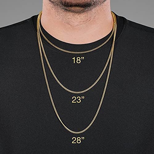 Elegant Gold and Stainless Steel Pendant Necklace with Chain - Perfect for Gifts, Parties, and Everyday Wear