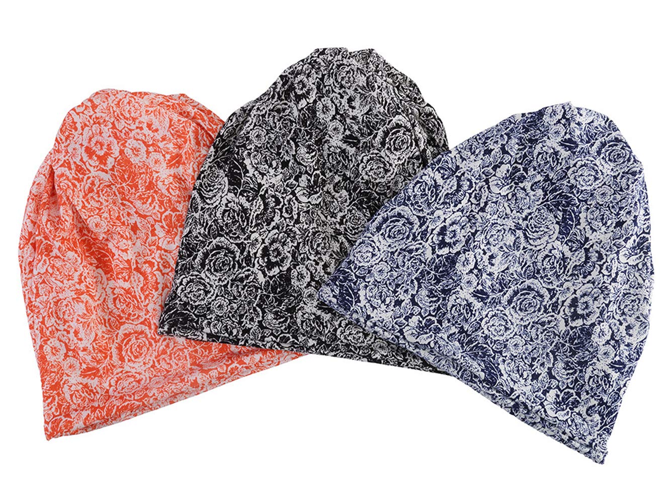 Women's Soft Stretchy Chemo Beanie Hat - Comfortable Loose Fit Cotton Headwear for Cancer Patients - Perfect for Chemotherapy, Cold Weather & Everyday Wear