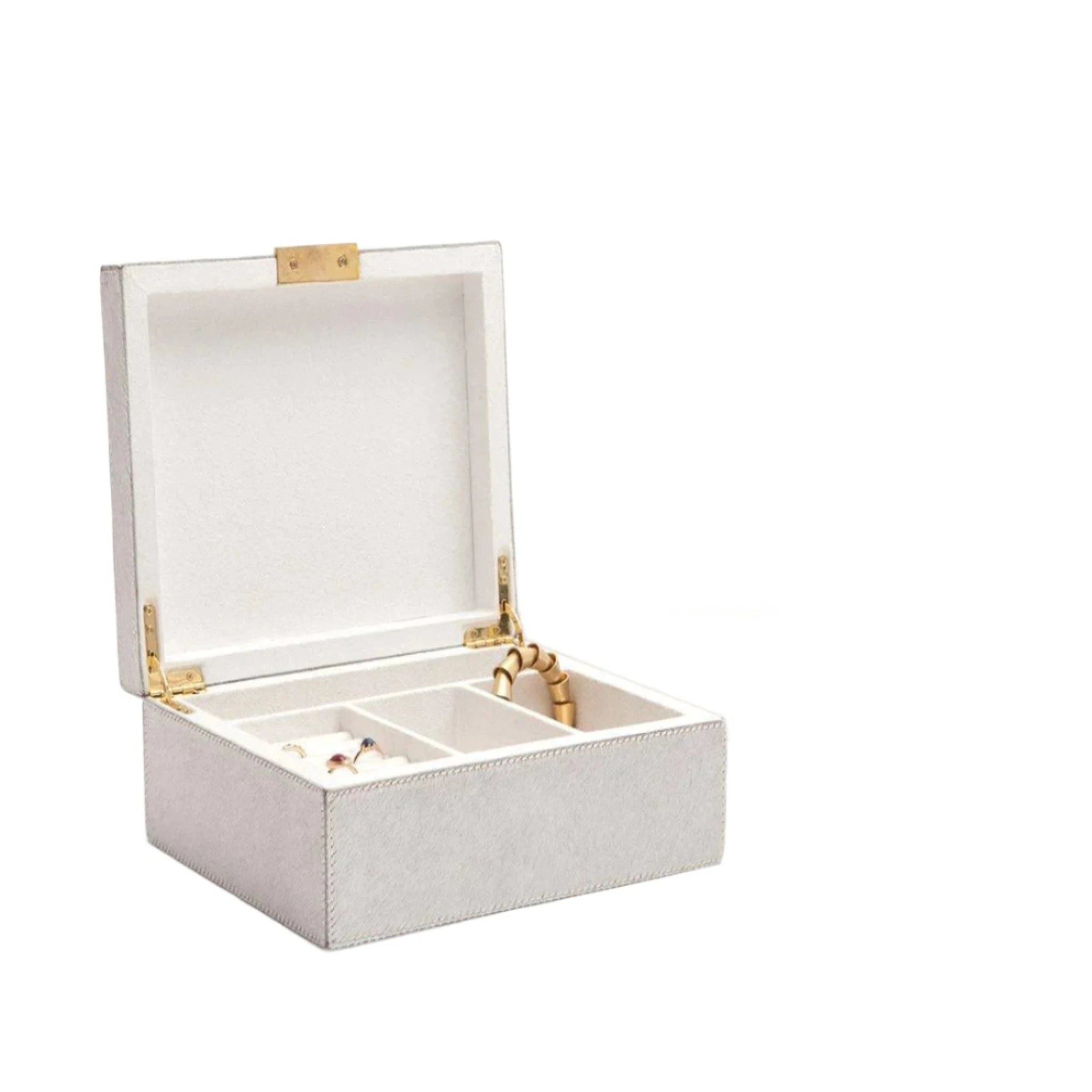 Berset Medium Jewelry Box - Elegant Storage for Necklaces, Rings & Earrings - Perfect for Travel, Gifts & Home Organization