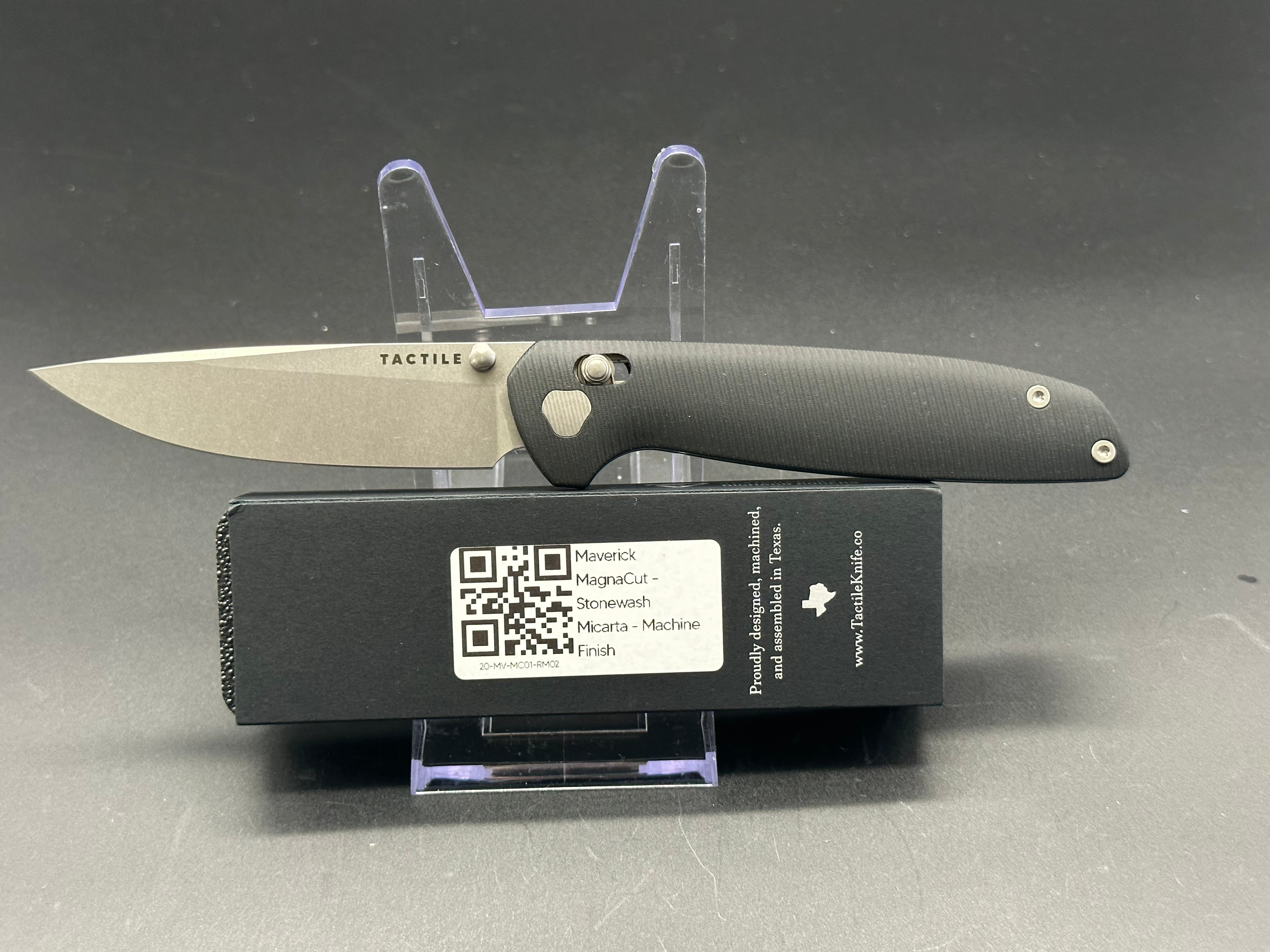 Premium Tactical Folding Knife with Black Micarta Handle & Magnacut Steel Blade - EDC Pocket Knife for Outdoor Camping, Hunting, and Survival Gear
