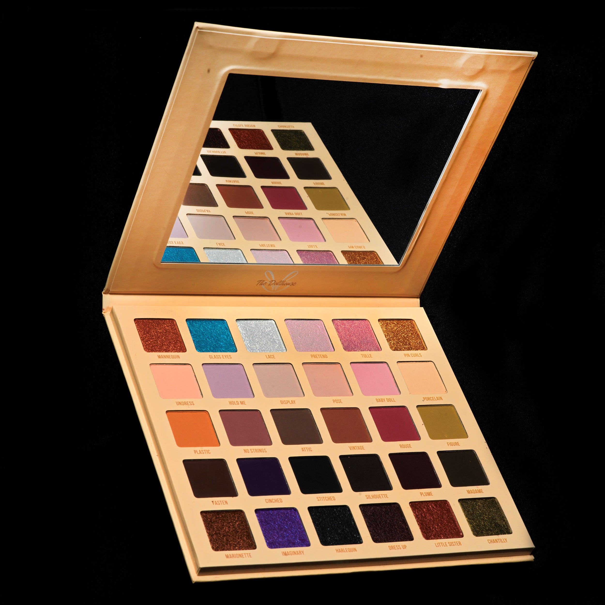 Best Dollhouse Eyeshadow Palette - 12 Highly Pigmented Matte & Shimmer Shades for Stunning Eye Makeup | Perfect for Day & Night Looks, Parties & Special Occasions