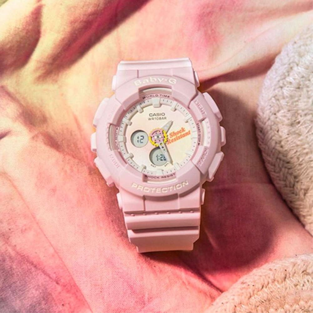 CASIO BABY-G BA-120TG-4ADR Digital Sports Watch for Women - Shock Resistant, Water Resistant, LED Light - Perfect for Running, Swimming & Outdoor Activities
