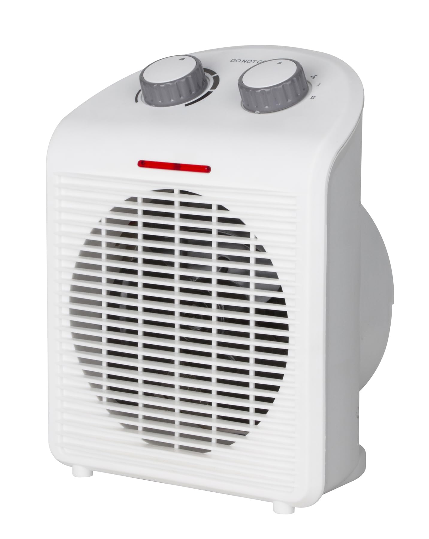 Comfort Glow EFH1518 Electric Fan Heater - 1500W Portable Space Heater with Adjustable Thermostat, White | Perfect for Home, Office & Bedroom Heating