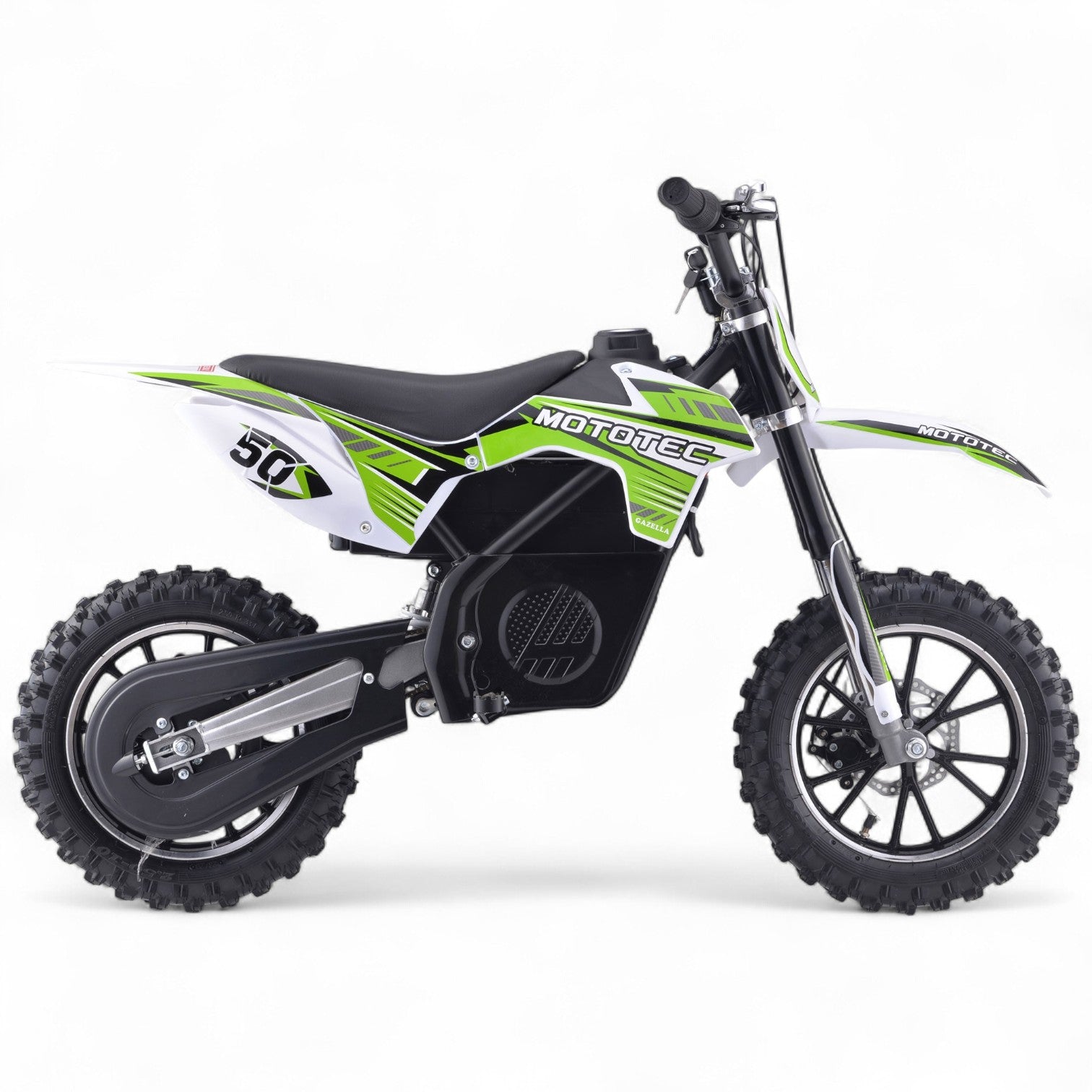 MotoTec Gazella 24V 500W Electric Dirt Bike for Kids - Off-Road Adventure & Backyard Riding Fun
