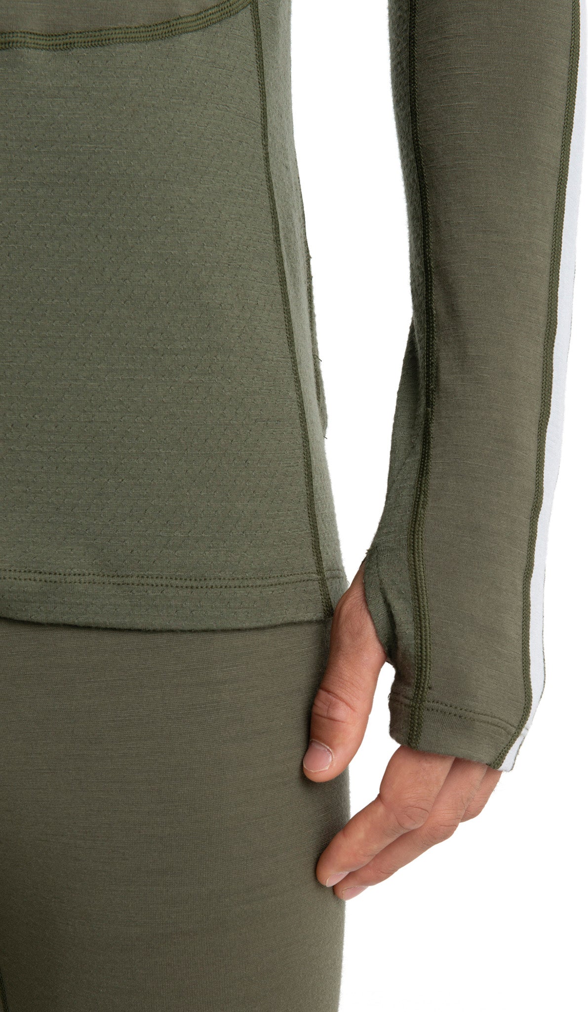 200 ZoneKnit Long Sleeve Crewneck Base Layer Top for Men - Moisture Wicking Thermal Underwear for Hiking, Skiing & Cold Weather Activities