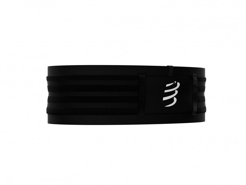 Compressport Unisex Free Belt Pro - Lightweight Running Waist Pack for Jogging, Hiking & Travel - Black