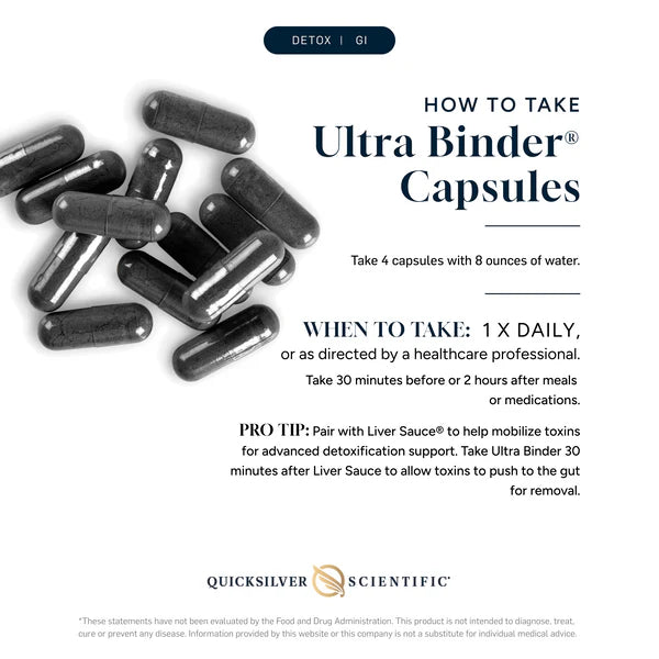 Ultra Binder® Capsules - Premium Dietary Supplement for Gut Health & Digestion Support | Ideal for Travel, Workouts & Daily Wellness Routine