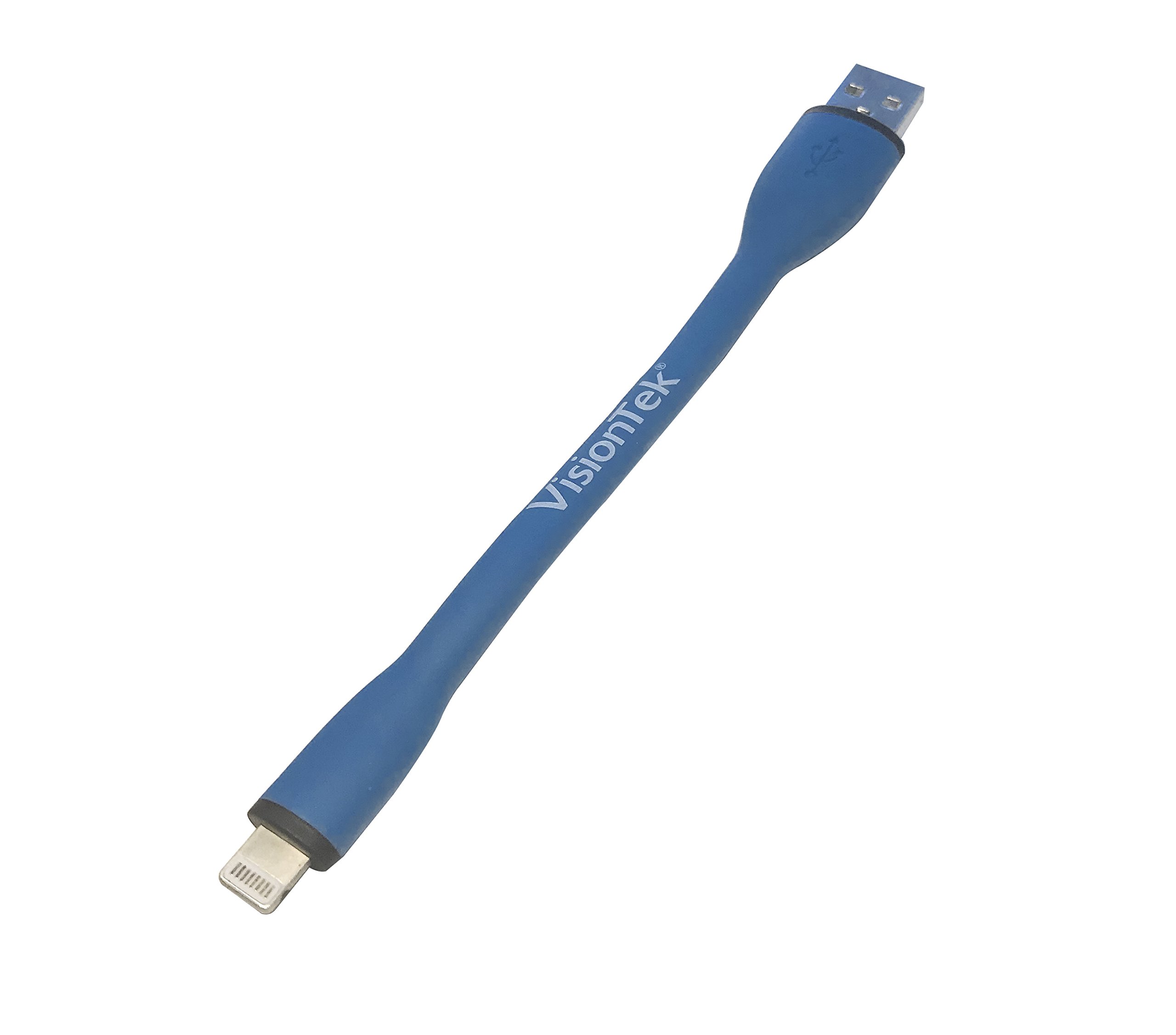 VisionTek Lightning to USB Data Transfer Cable - Fast Charging & Sync for iPhone, iPad, iPod - Perfect for Home, Office & Travel Use