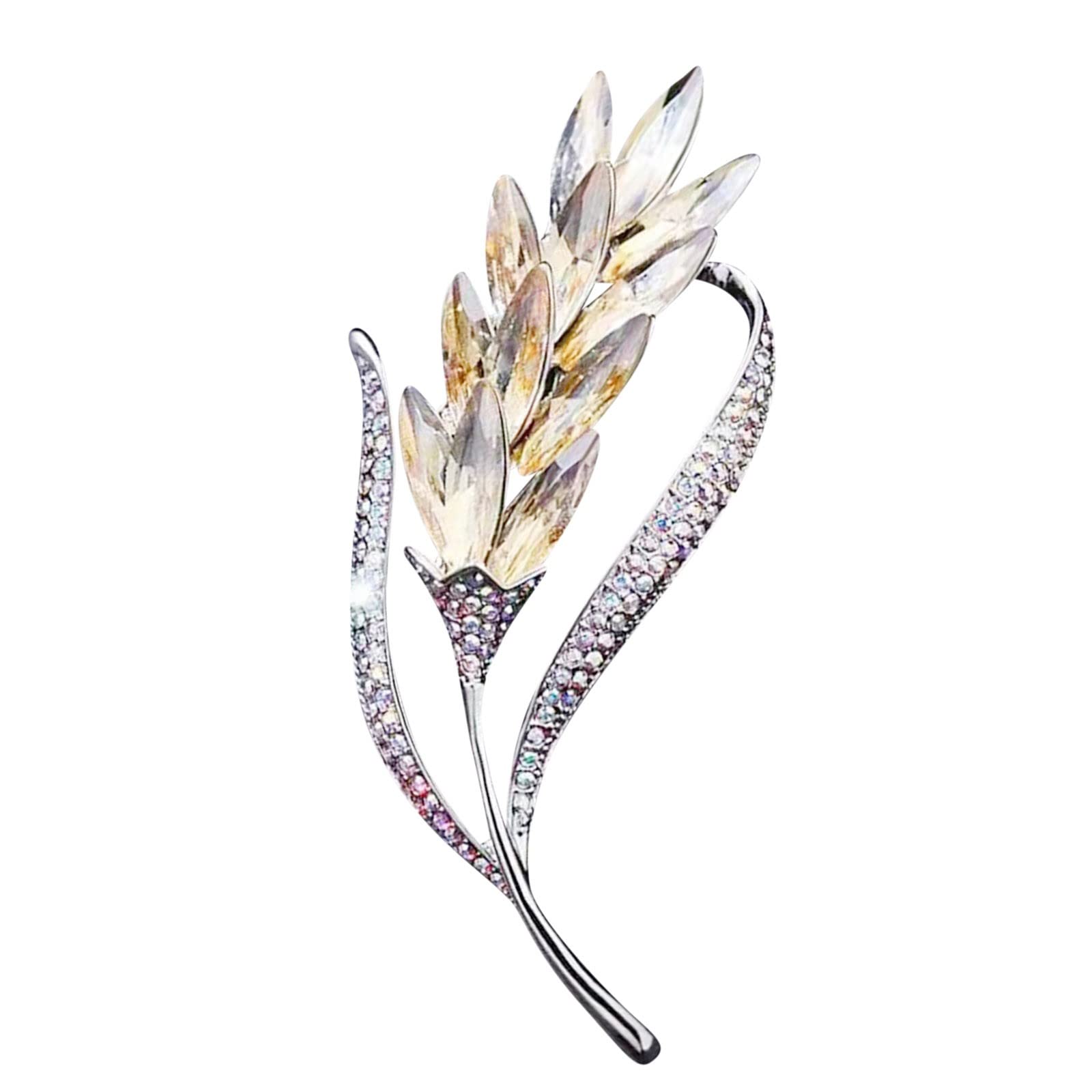 Elegant Rhinestone Pearl Brooch Pin for Women - Fashionable Corsage Accessory for Banquet, Business, Wedding & Special Occasions