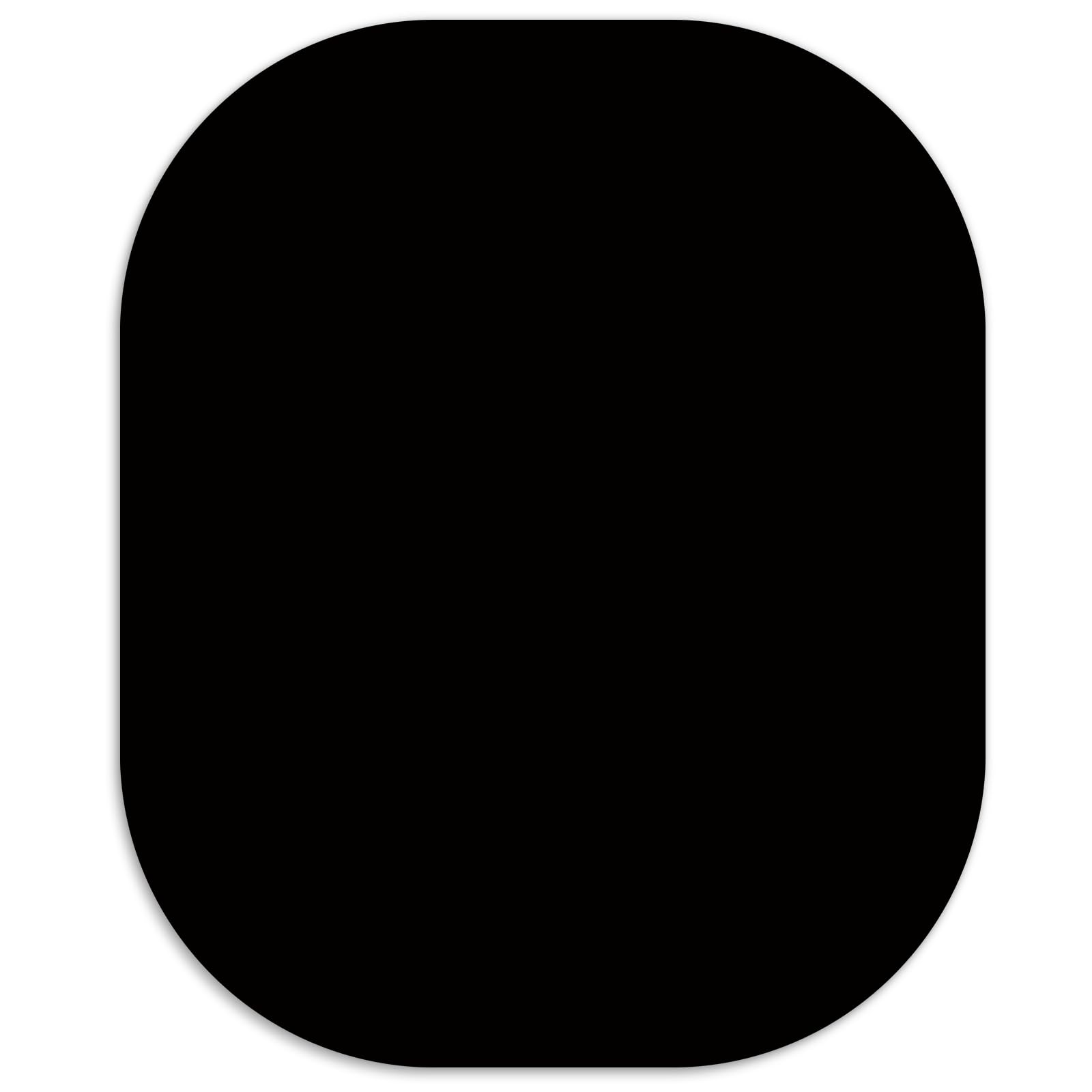 Non-Slip Mini Mouse Pad 6×7 Inches - Portable Travel & Office Desk Mat for Laptop & Computer - Small Black Mousepad with Anti-Skid Base - Perfect for Work, Gaming & Home Office Use