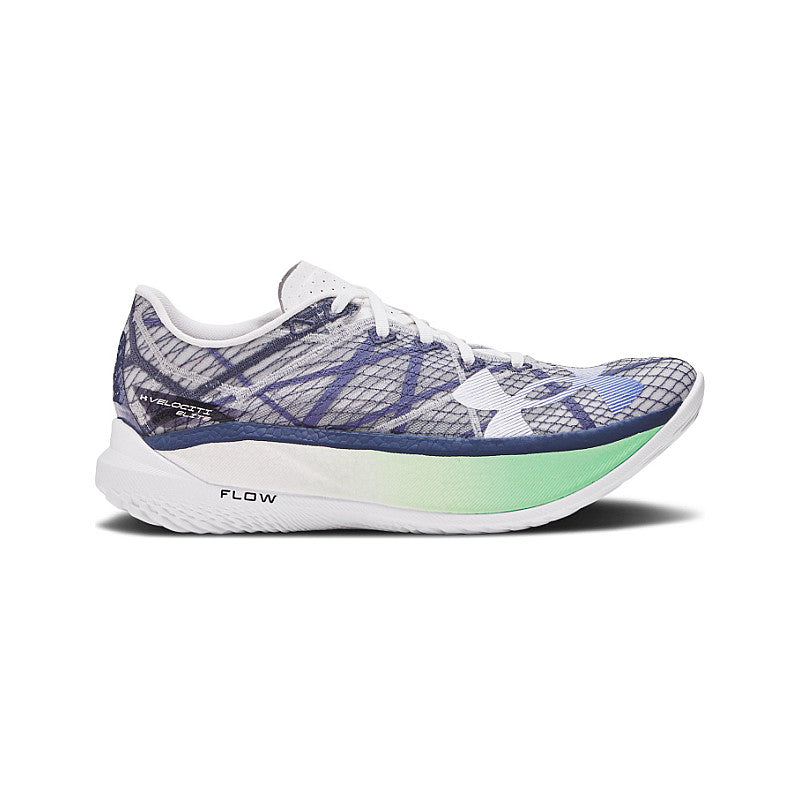Under Armour Men's Velociti Elite 2 Running Shoes - White/Grey - Size 10 D Medium - Lightweight Performance Sneakers for Road Running & Training