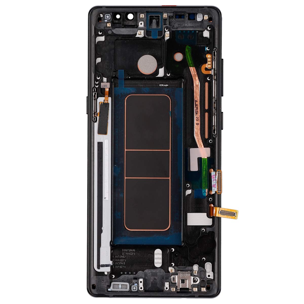 Samsung Galaxy Note 8 N950A/N950F LCD Touch Screen Digitizer Assembly with OLED Display - Fingerprint Compatible & Frame Included | Premium Repair Tools Kit for DIY Screen Replacement | Perfect for Cracked Display Fix, Phone Repair Shops & Tech Enthusiasts